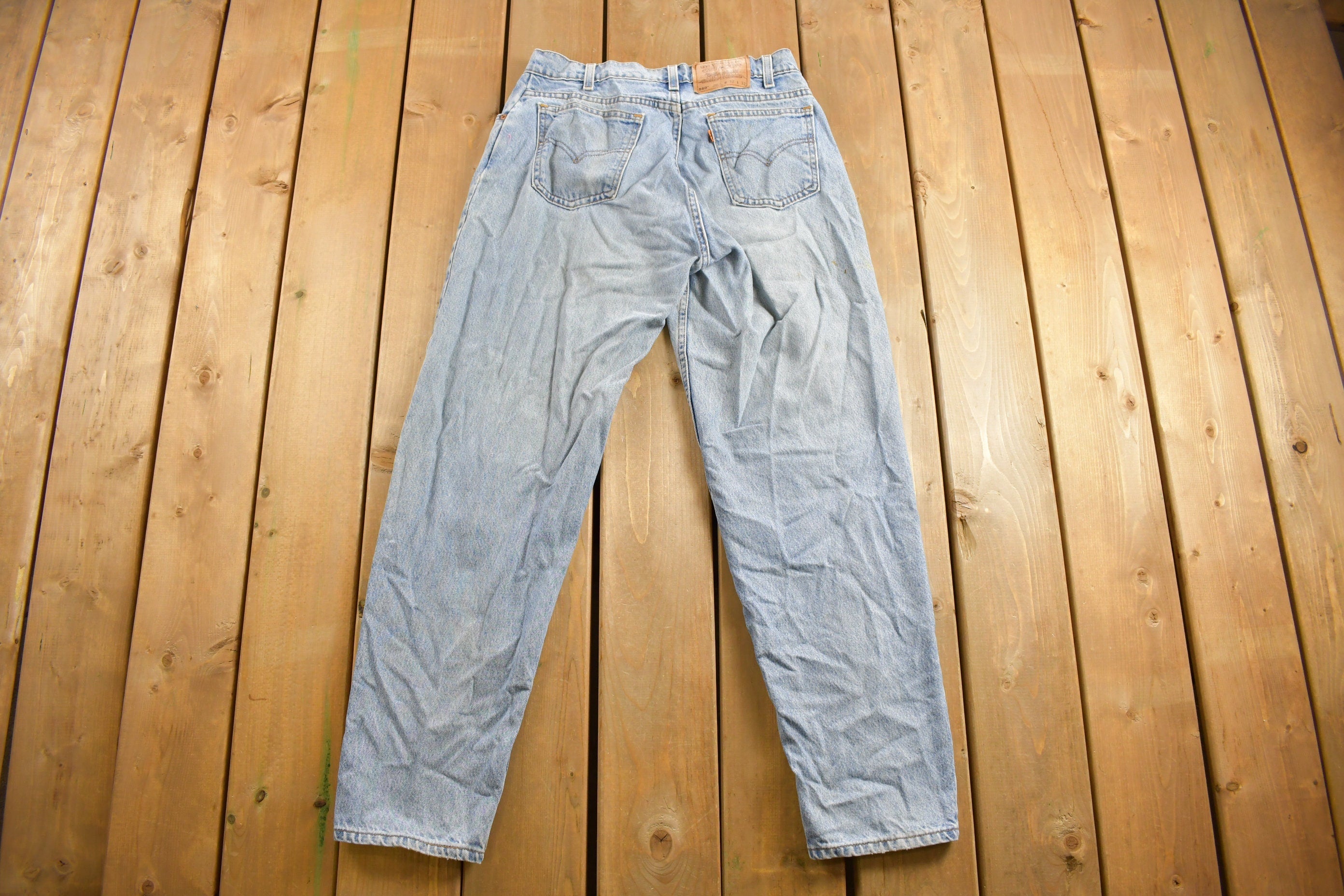 Vintage 1990s Levi's 560 Orange Tab Jeans Size 31 x 30.5