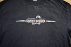 Vintage 2000s Grave Digger Monster Truck Graphic T-Shirt Men's XL