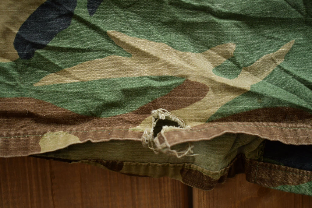 Vintage 80s Military Button Up Shirt