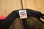 Vintage 1980s Black & Pink Blank Trucker Hat
