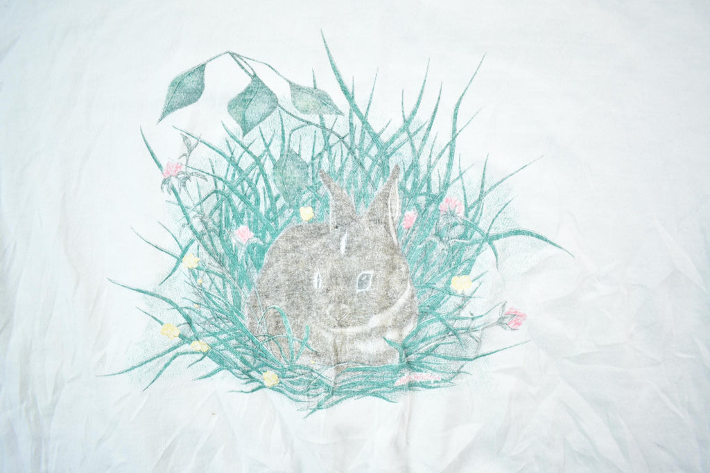 Vintage 1990s Northern Reflections Cute Bunny Graphic T-Shirt