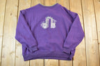 Vintage 1990s Flower Gate Outdoorsman Double Collar Crewneck Sweatshirt