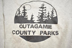 Vintage 1980s Outagamie County Parks Souvenir Travel Crewneck Sweatshirt