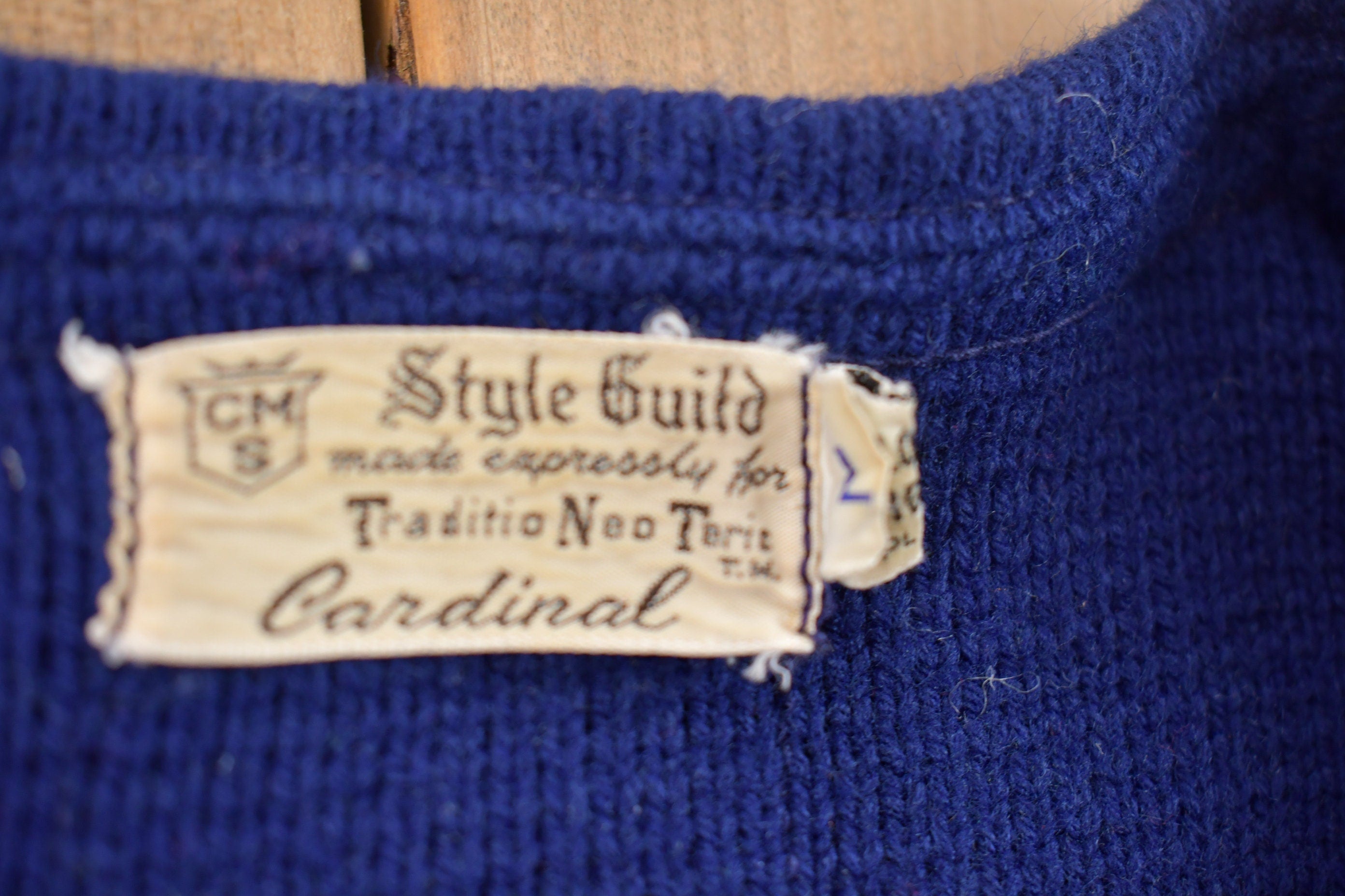 Vintage 1980s Style Guild Knitted Sweater