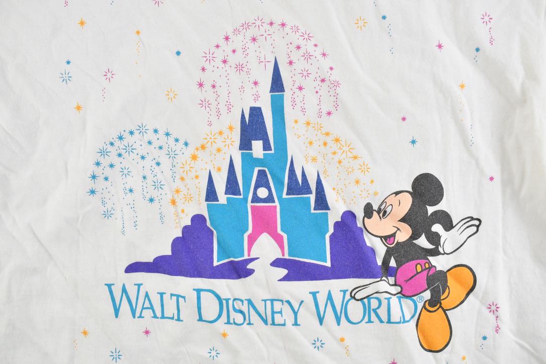 Vintage 1990s Walt Disney World Mickey Mouse Cartoon Promo T-Shirt