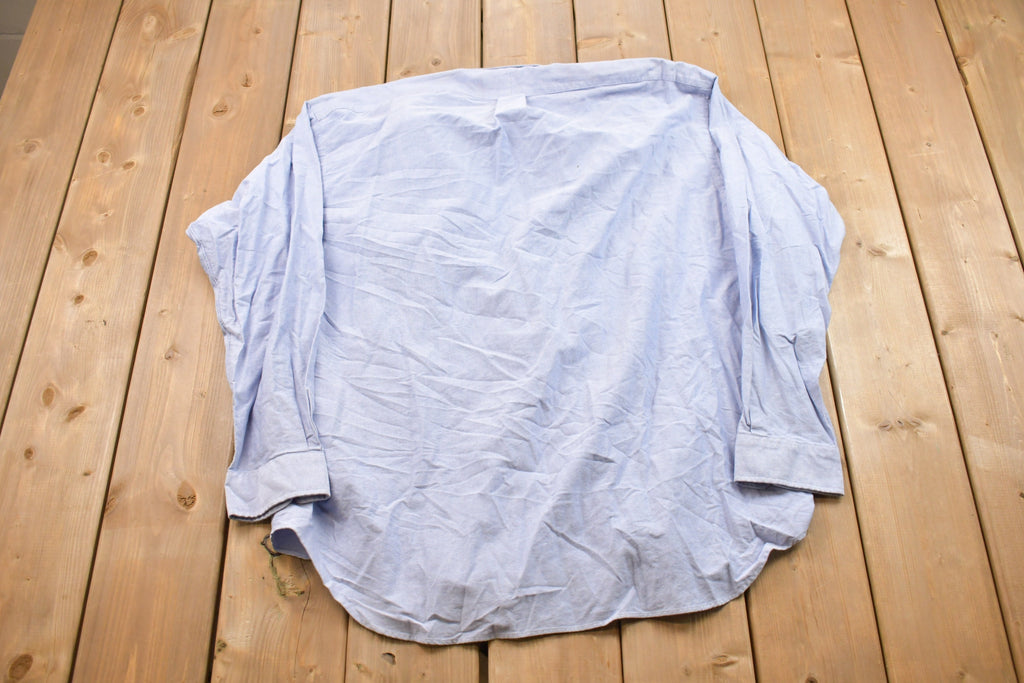 Vintage 1990s Ralph Lauren Golf Light Denim Button Up Shirt