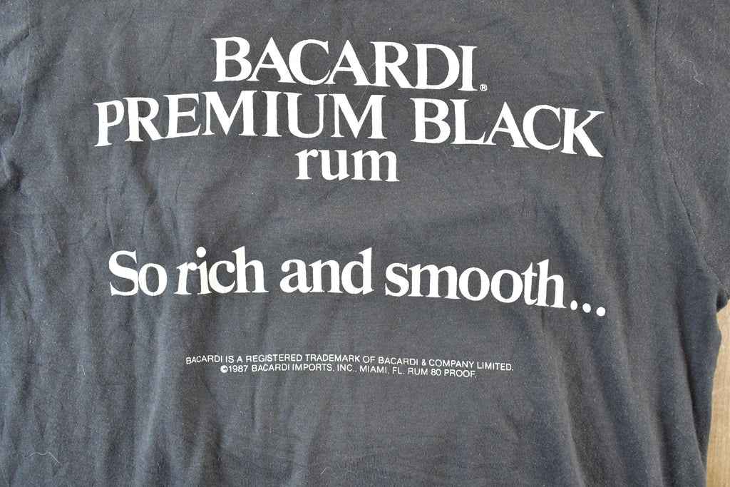Vintage 1987 Screen Stars Best Bacardi Promo Single Stitch T-Shirt