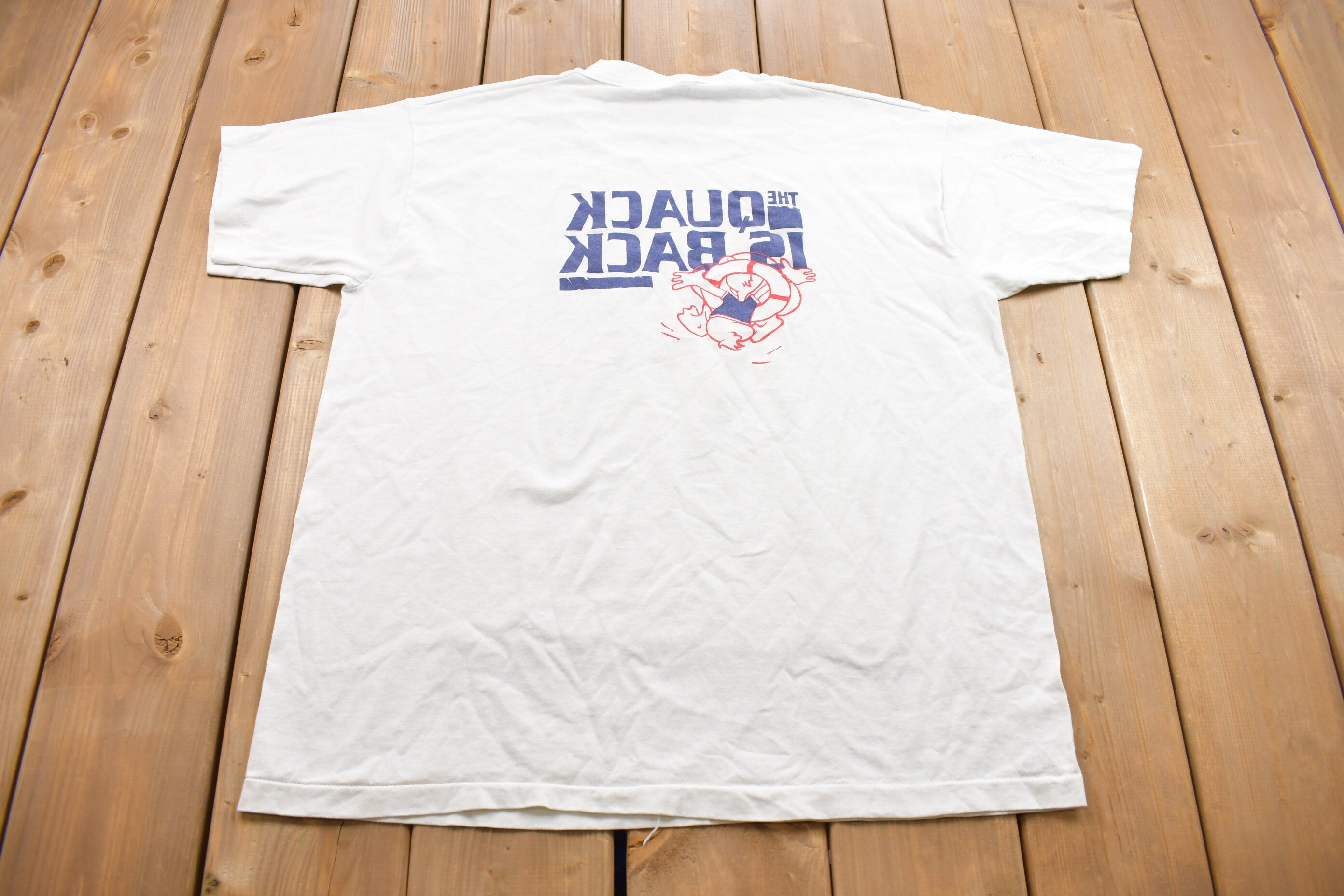 Vintage 1990s AHA Quack is Back Graphic T Shirt
