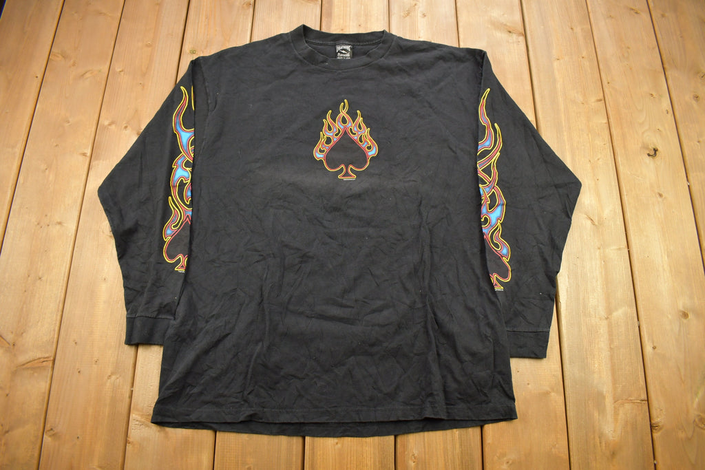 Vintage 2001 Backstreet Cycle & Machine Ironwood MI Graphic T Shirt