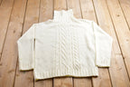 Vintage 1990s Studio Works Knitted Turtleneck Sweater