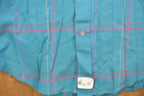 Vintage 1990s Tip Top Plaid Check Button Up Shirt