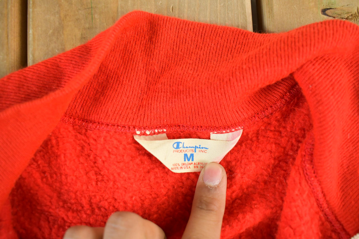 Vintage 1974 Champion Schenectady Swim Club Zip Up Sweatshirt