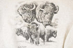 Vintage 1990s South Dakota Buffalos Graphic Print Crewneck Sweatshirt Mens L