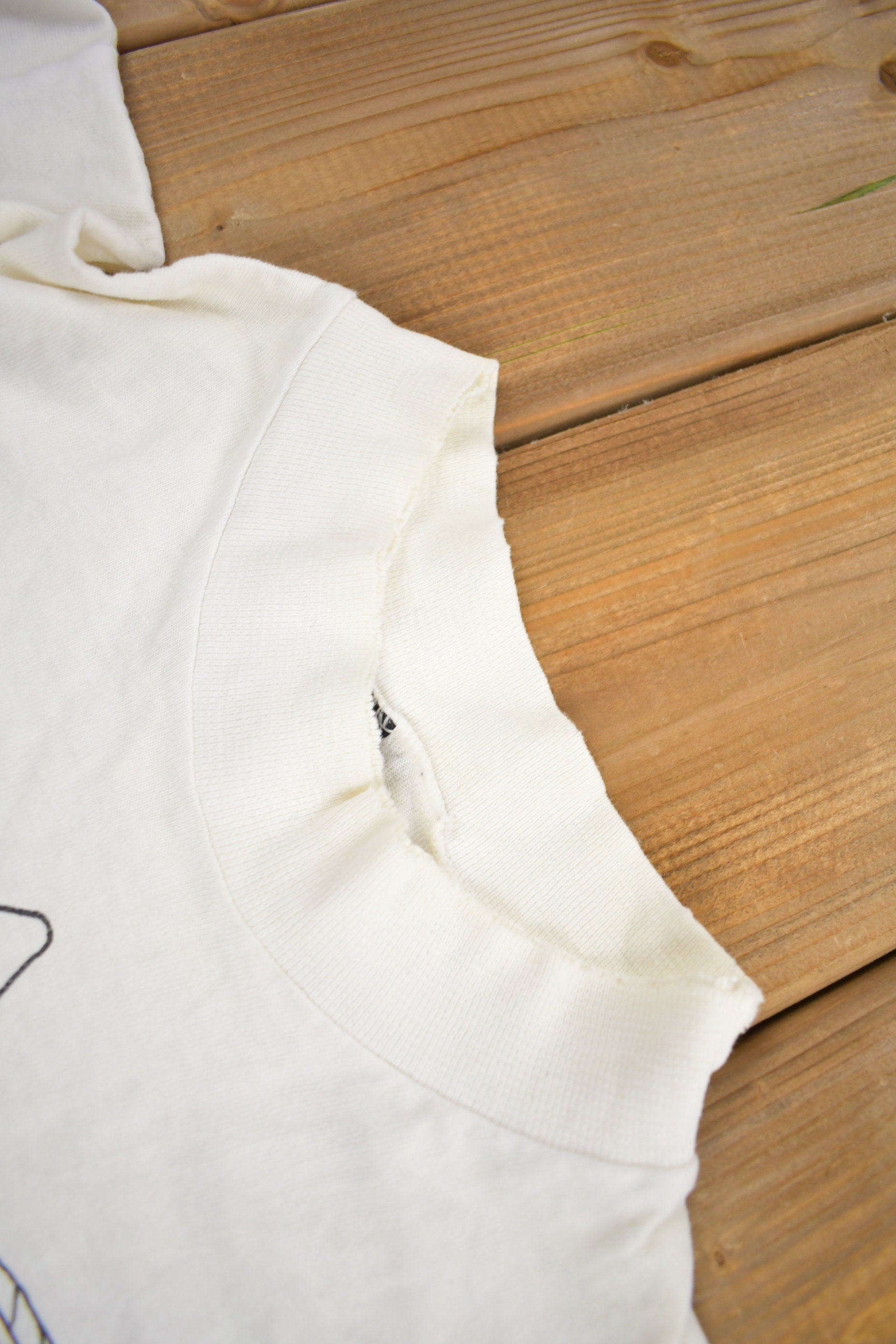 Vintage 1990s Desert Skiing Graphic Long Sleeve T Shirt