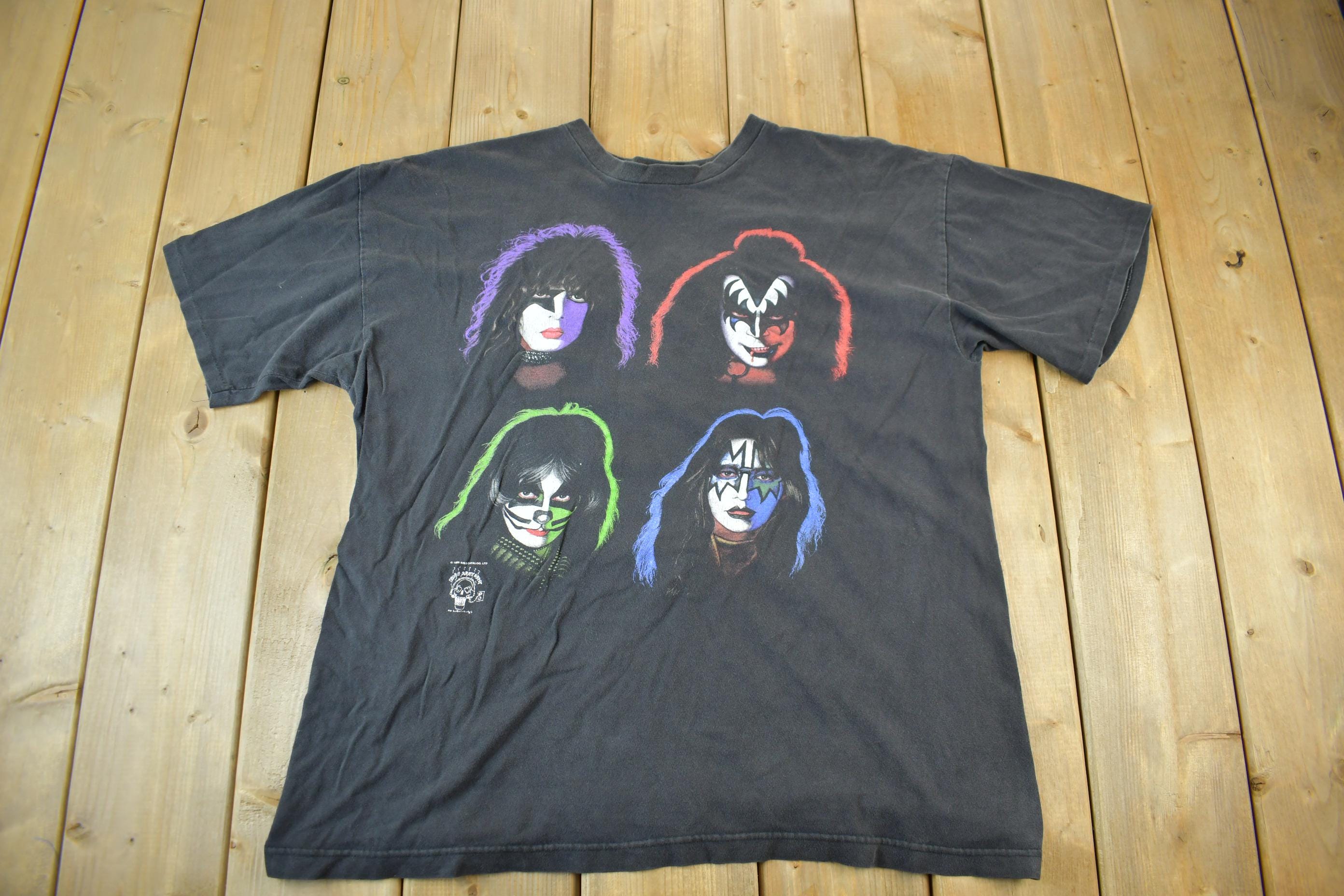Vintage 1990s Kiss Band T-Shirt