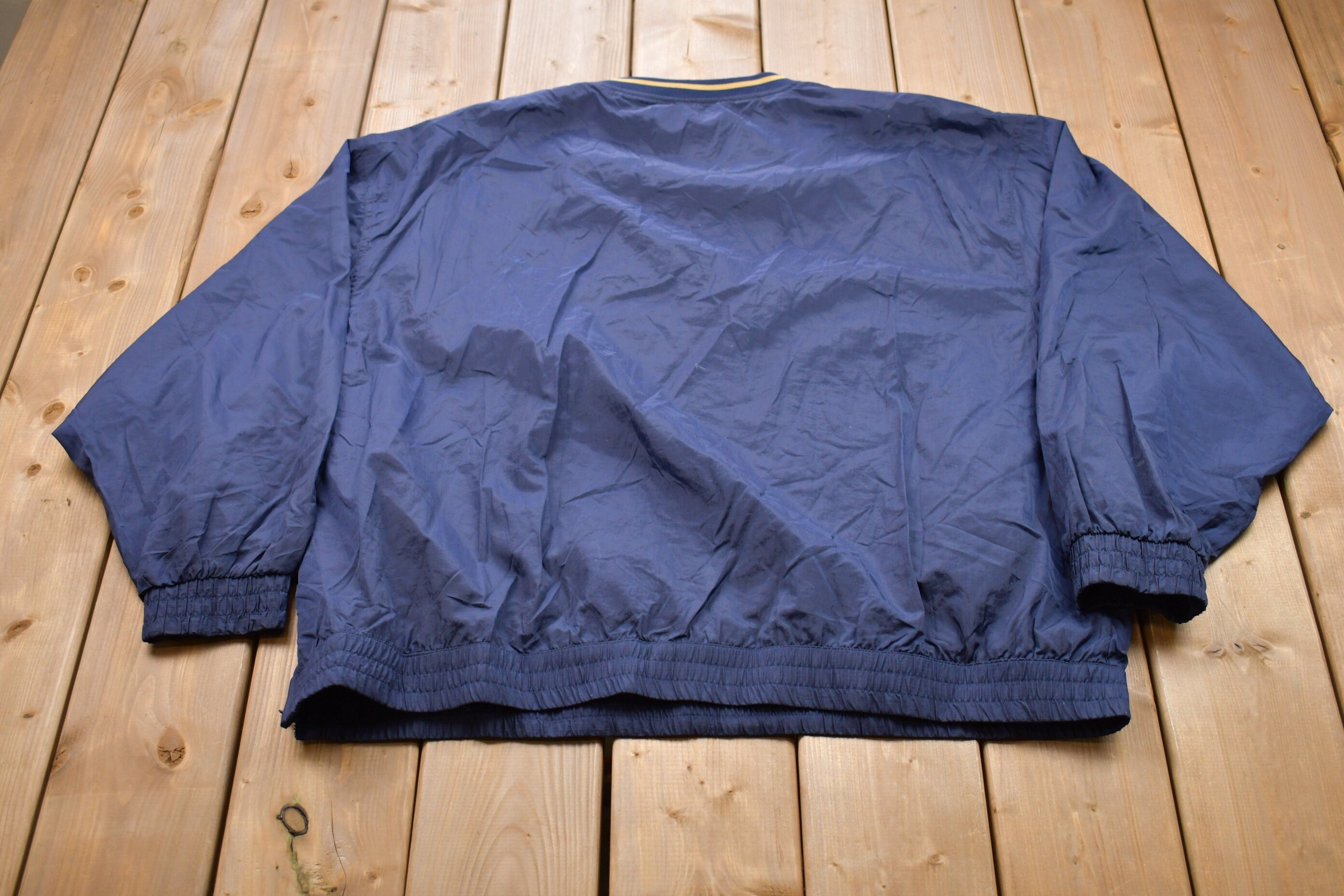 Vintage 1990s Champion Notre Dame Graphic Windbreaker Jacket