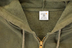 Vintage Y2K Carhartt Full Zip Hooded Sweatshirt Men's XXL