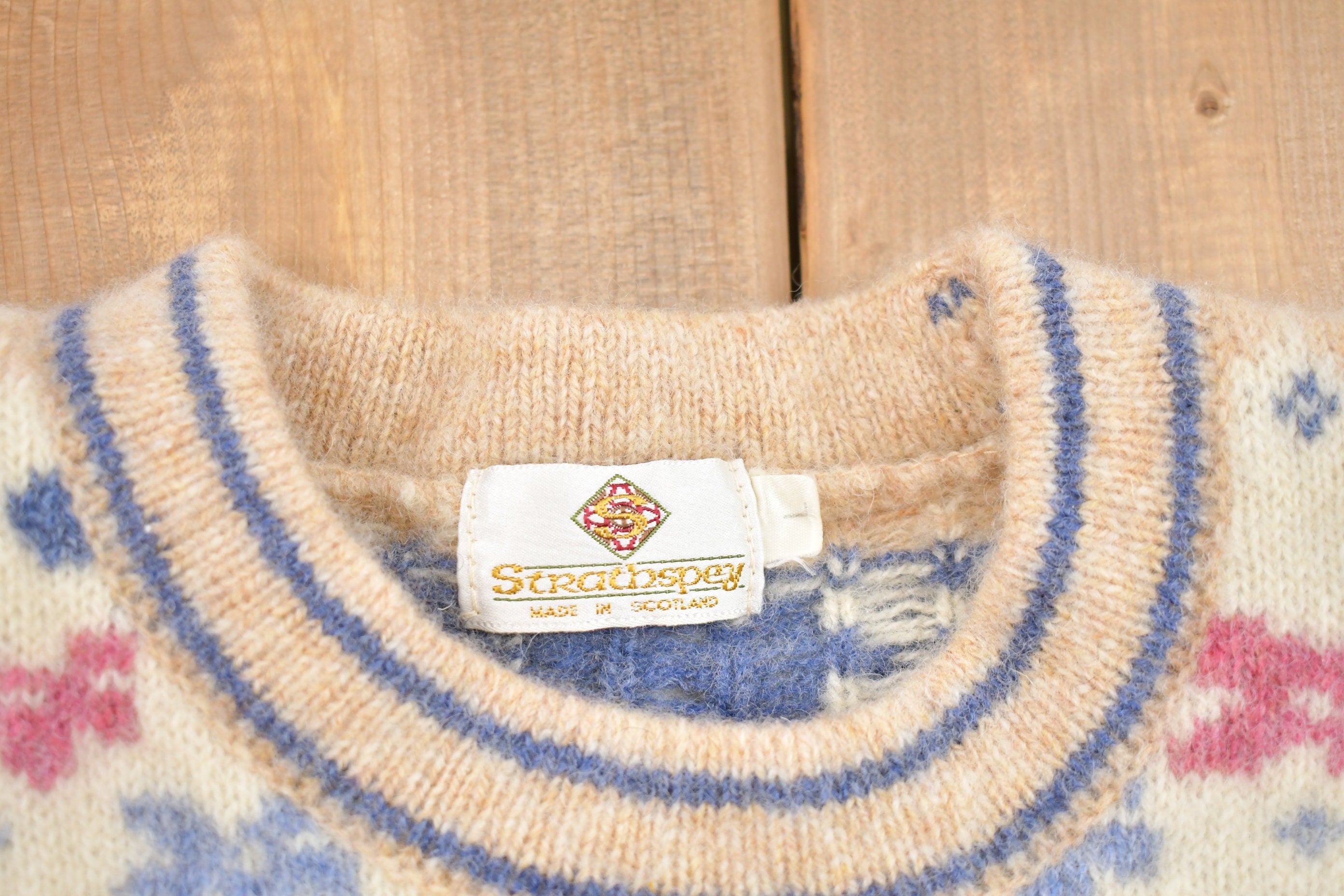 1990s Strathspey 100% Wool Sweater