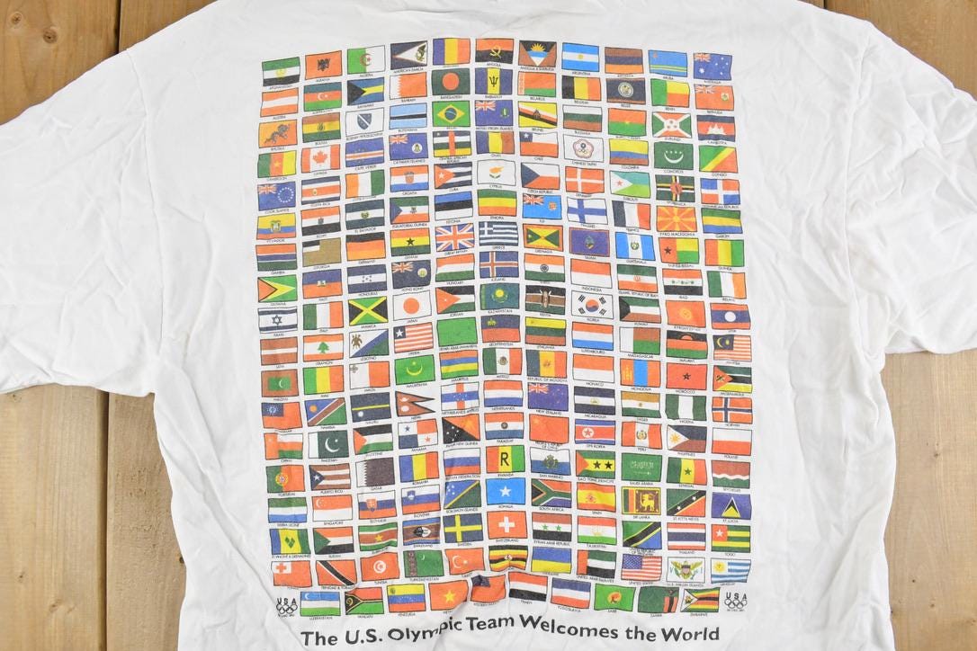 Vintage 1990s USA Olympics Graphic T-Shirt