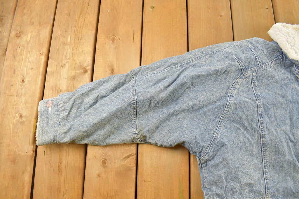 Vintage 1990s Blue Creek Denim Full Length Jean Jacket