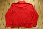 Vintage 1990's Polo Ralph Lauren Quarter Zip Sweatshirt