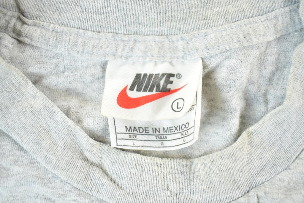 Vintage 1990s Nike Big Swoosh Graphic T-Shirt Mens Large