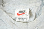Vintage 1990s Nike Big Swoosh Graphic T-Shirt Mens Large