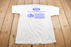 Vintage 1991 River Ramble American Flag Runners Marathon T Shirt