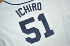 Vintage 2000s Ichiro Suzuki Seattle Mariners MLB Majestic Baseball Jersey Youth XL