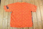 Vintage 1988 Body Glove All Over Print Neon Single Stitch Surfing T-Shirt