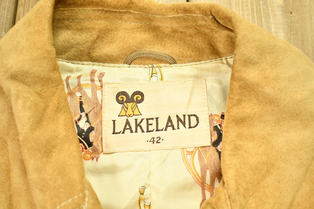 Vintage 1960s Lakeland Suede Leather Jacket  Fall Outerwear  Leather Coat  Winter Outerwear  Streetwear Fashion  Suede Jacket