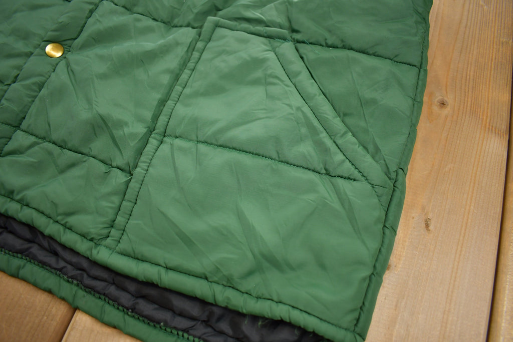 Vintage 1980s Green Dekalb Hunting Vest