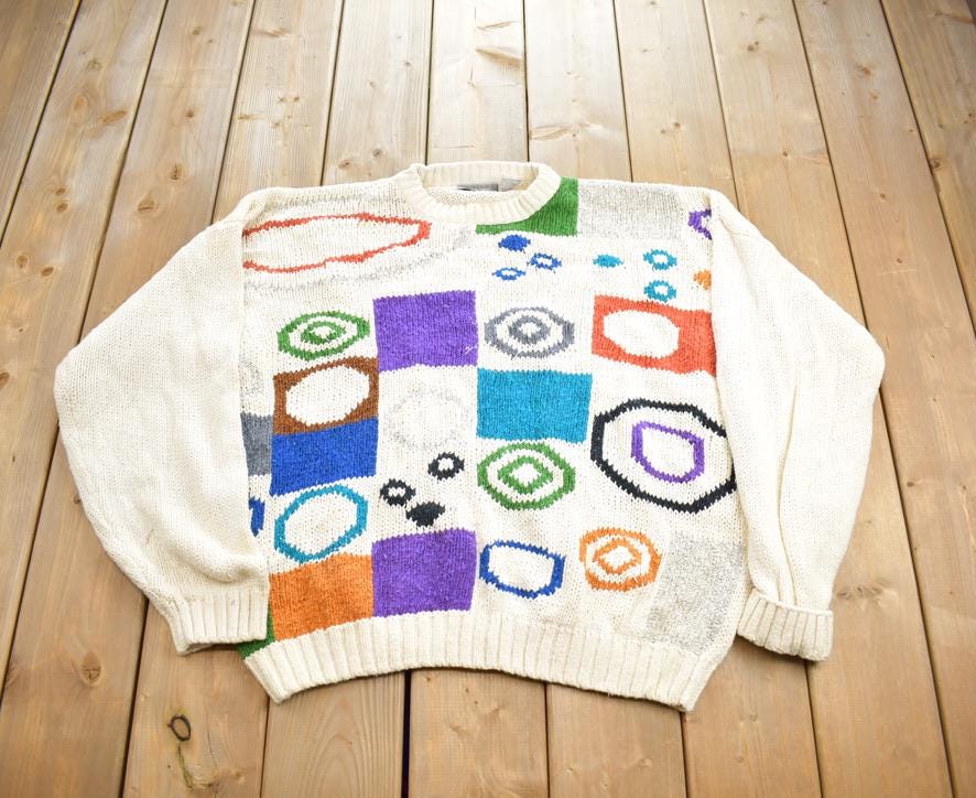 Vintage 1990s Knit Crewneck Sweater