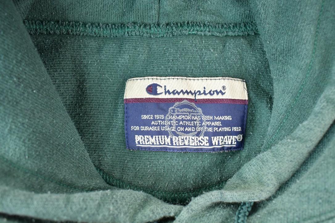 Vintage 1990s Champion Premium Reverse Weave Hoodie Sweatshirt