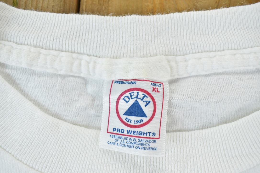 Vintage 1990s Texas Rangers MLB Graphic Pro Weight T-Shirt