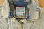 Vintage 1990s Stefano Western Denim Jean Jacket Women's XL