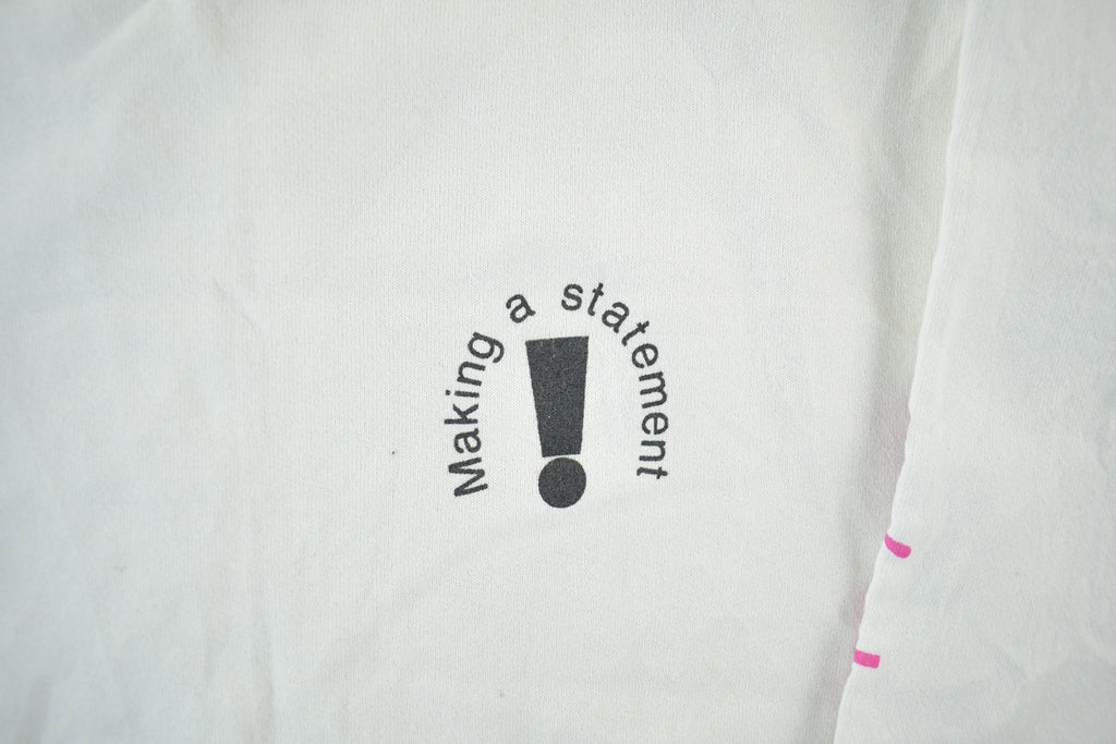 Vintage 1990s Making A Point Crewneck Sweatshirt Men's Small