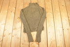 Vintage Y2K One Step Up Ribbed Knit Crewneck Sweater Women's S / Abstract Pattern 3D Knitted Sweatshirt