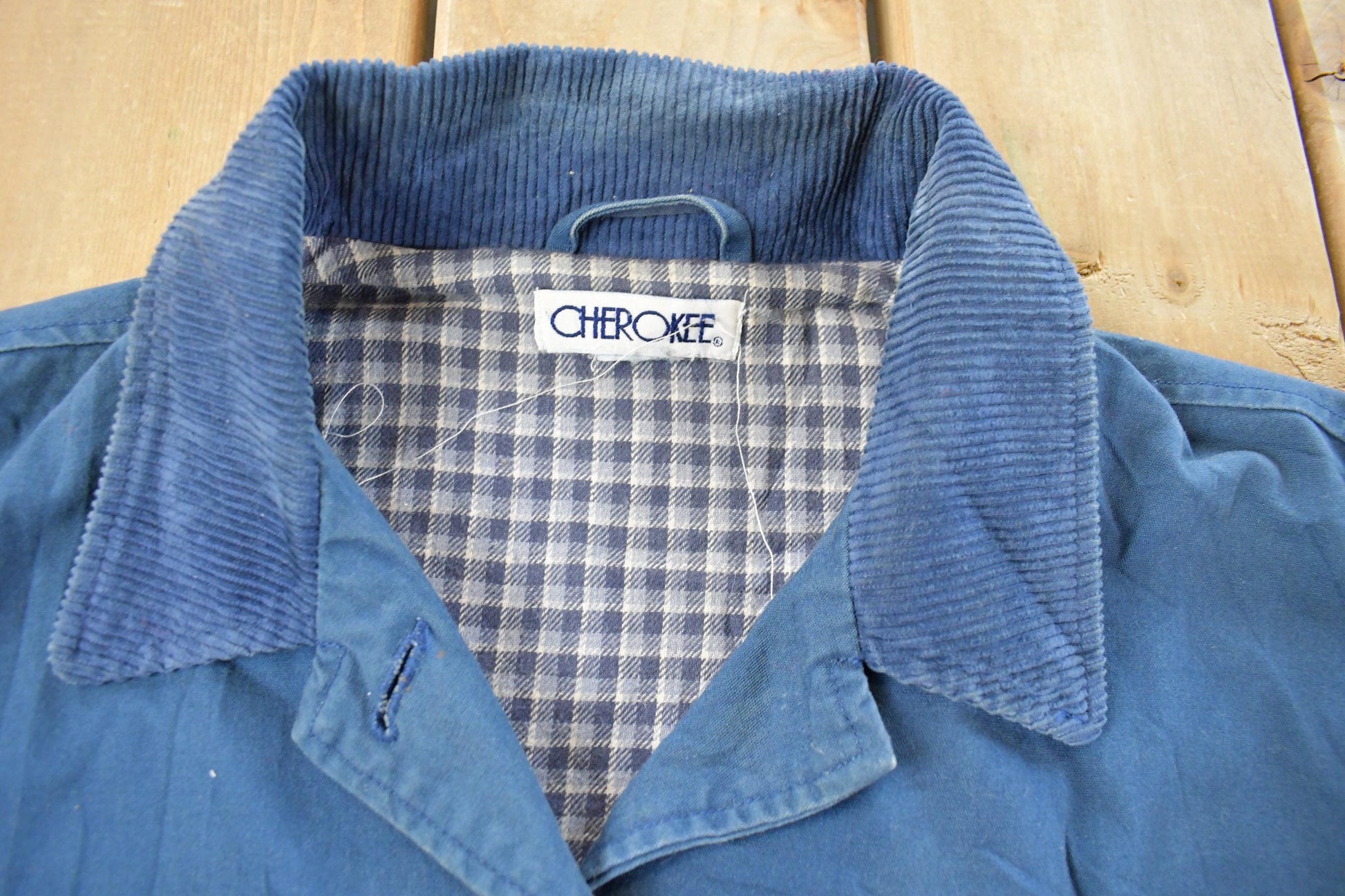 Vintage 1990s Cherokee Chore Barn Coat Women's Medium / Button Up Jacket / 90s Chore Jacket / Outdoors