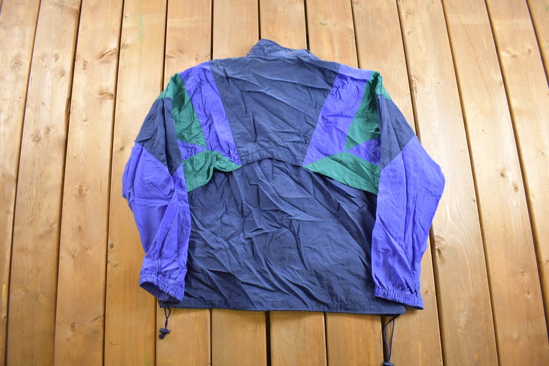 Vintage 1990s Nike Embroidered Windbreaker Jacket