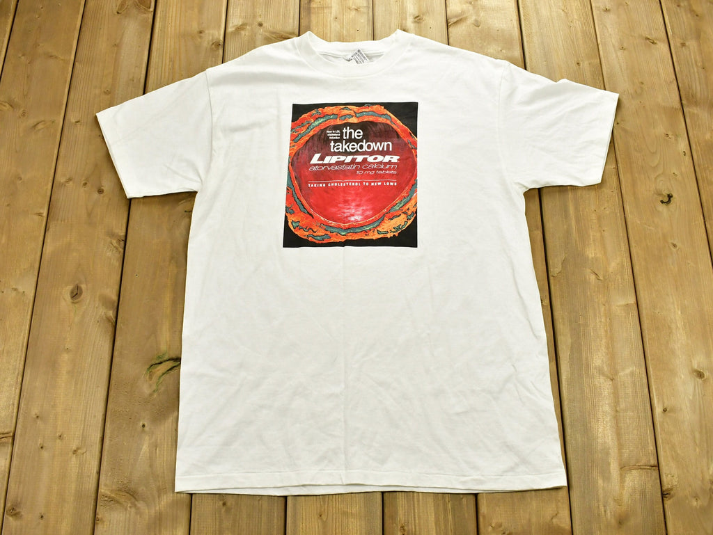 Vintage 1990s Lipitor Promo T-Shirt