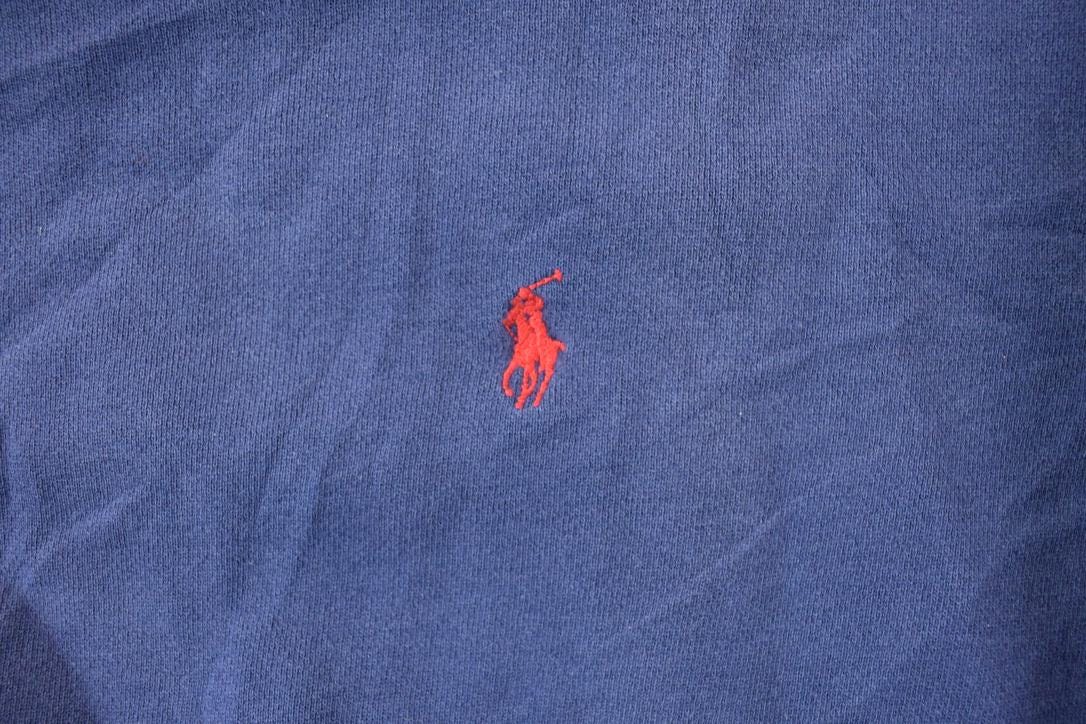 Vintage 1990s Polo By Ralph Lauren Navy Crewneck Sweatshirt