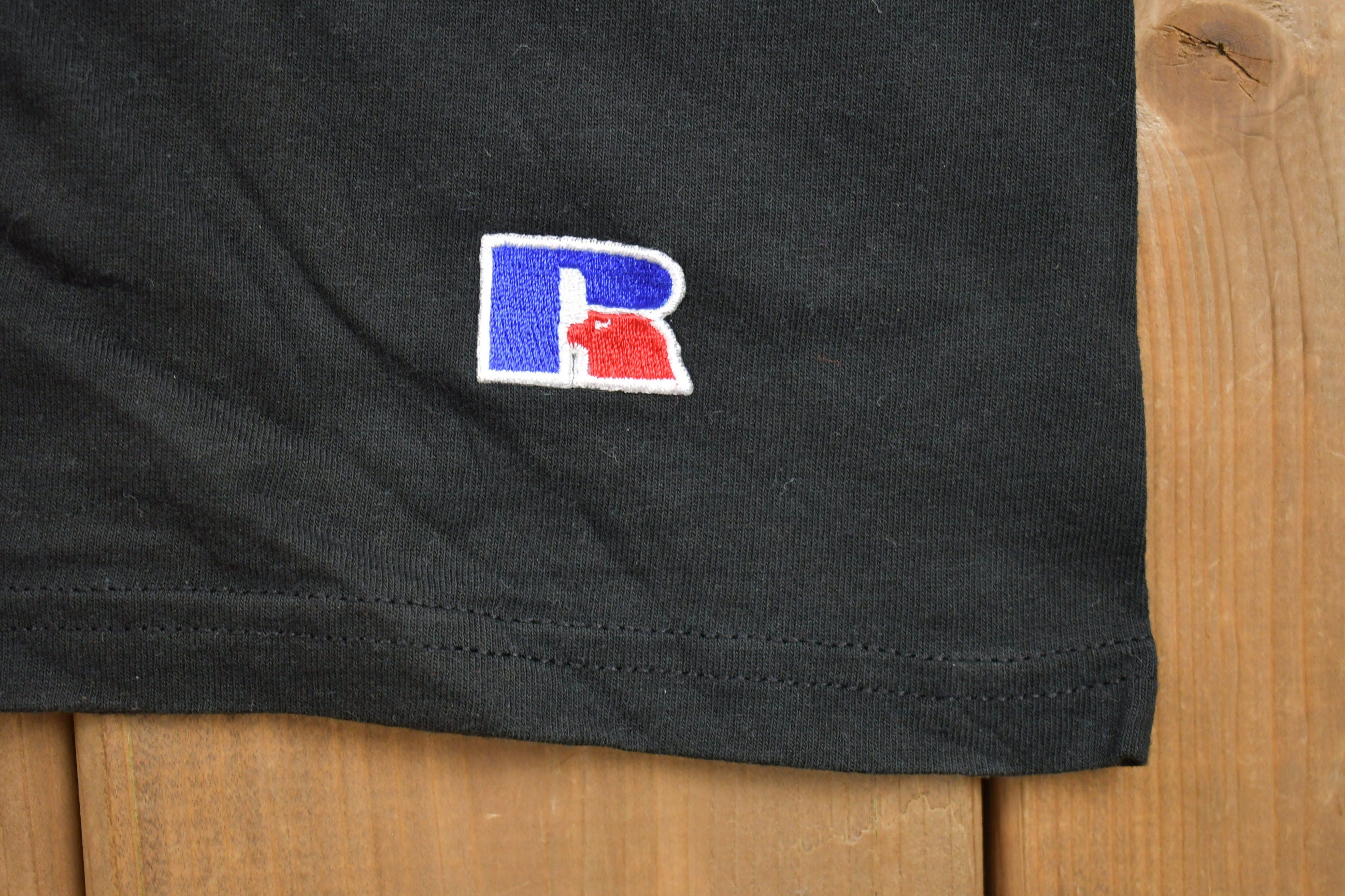 Vintage 1990s Russell Athletics Blank Black Tank Top