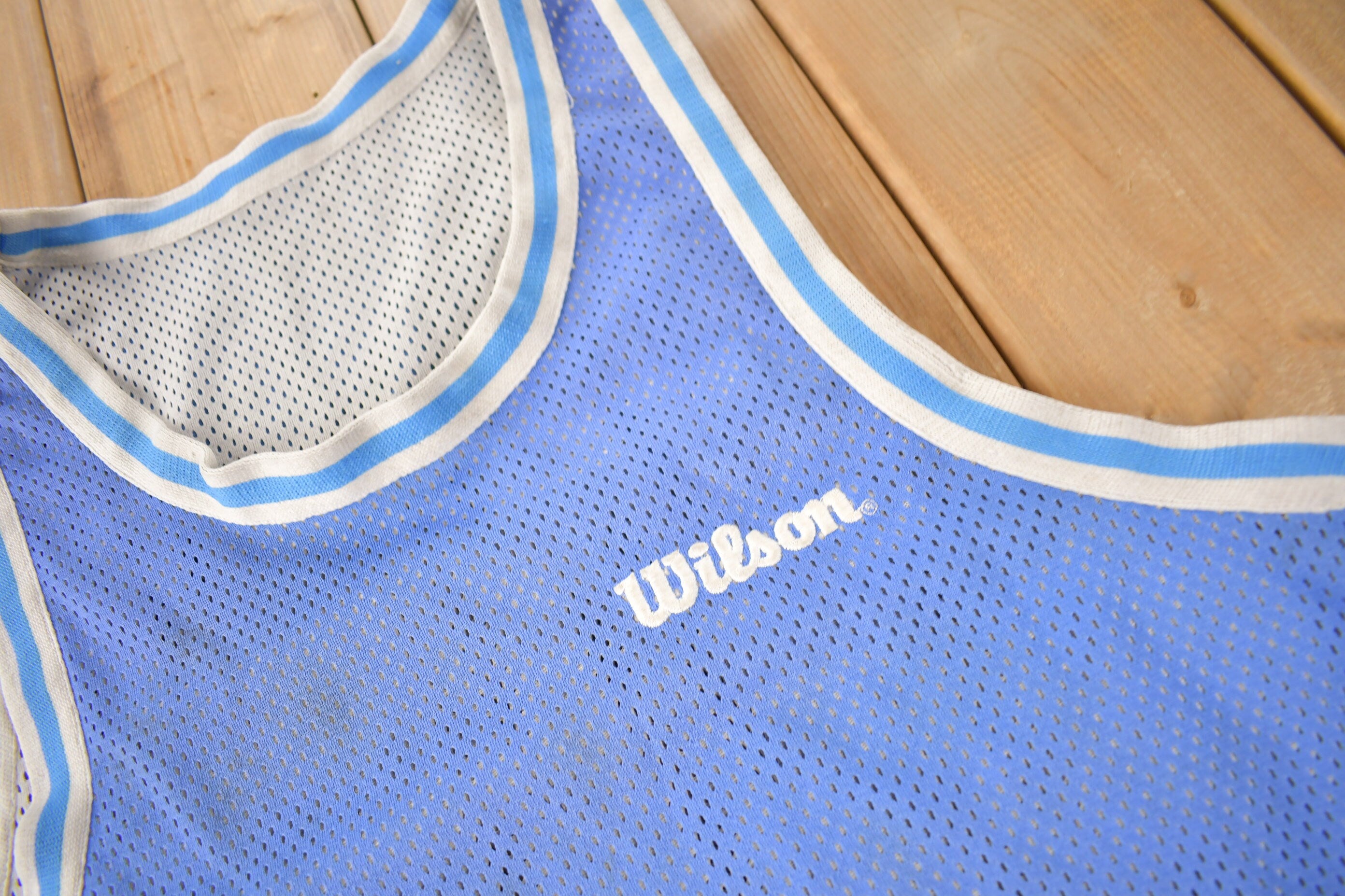 Vintage 1990s Wilson Mesh Basketball Jersey Size Medium