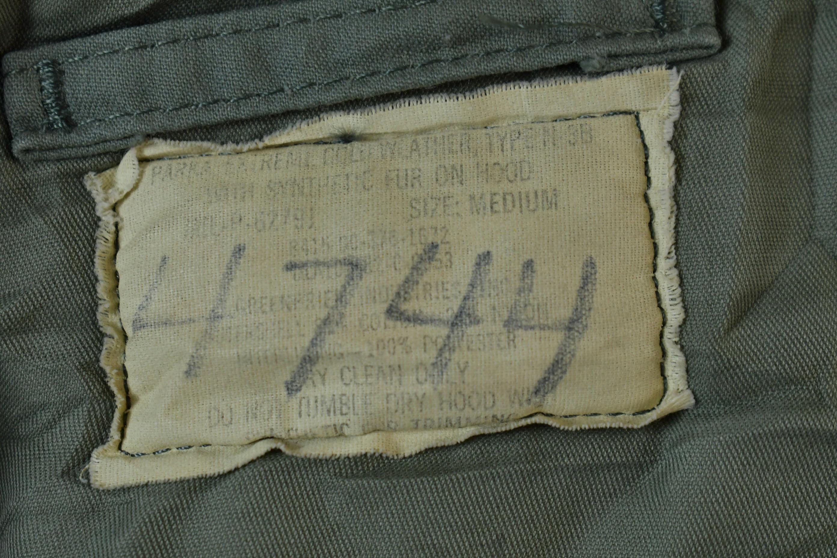 Vintage Military Type N-3B Extreme Cold Weather Flying Jacket