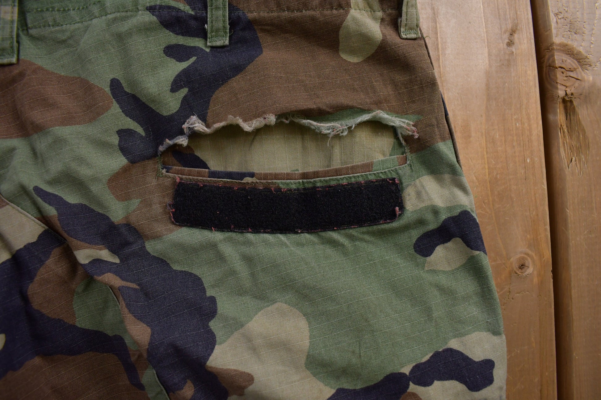 Vintage 2001 Military Woodland Camouflage Cargo Pocket Pants 38 x 31