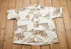 Vintage 1990s Club Euro Venice Short Sleeve Button Up Shirt
