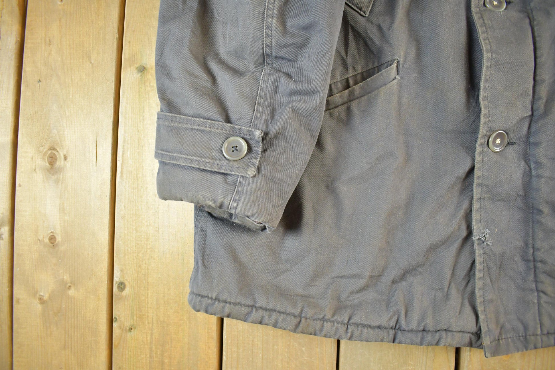 Vintage 1940s Lake O Woods Military Outdoors Jacket Men's XL