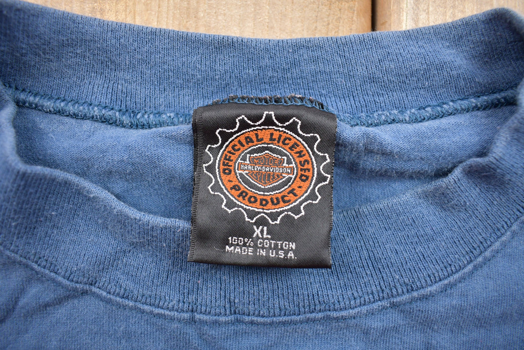 Vintage 1998 Harley Davidson "King of The Road" Graphic T Shirt