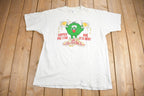 Vintage 1990s Gaspille Pas L'eau Bois D'La Biere Graphic T Shirt